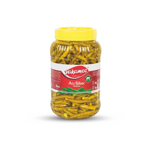 YAKAMOZ ACI BİBER TURŞUSU 3 LT